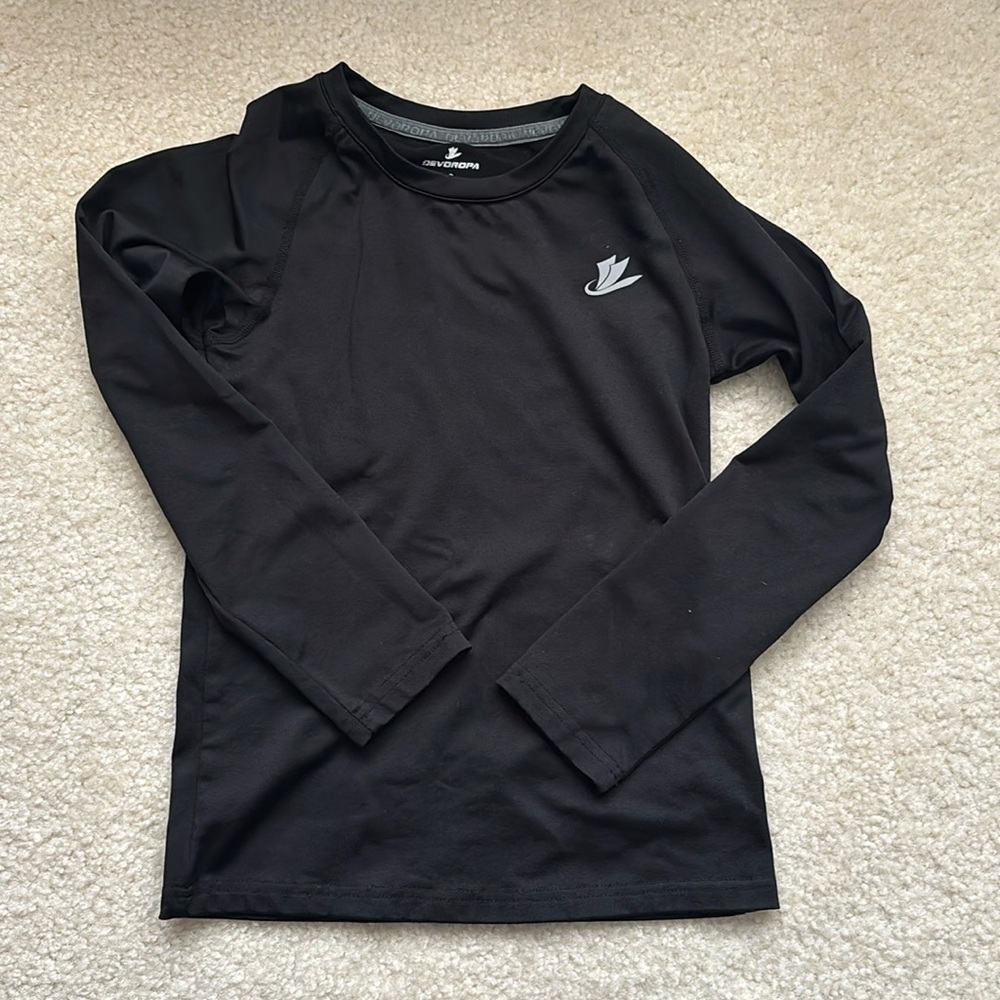 Lined athletic tee